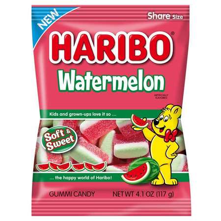 HARIBO Haribo Confectionery Watermelon Gummies 4.1 oz. Bags, PK12 72333